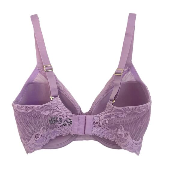 NWOT Natori Bra 741299 Feathers Full Figure Underwire Purple Haze – 32DD - Picture 3 of 4